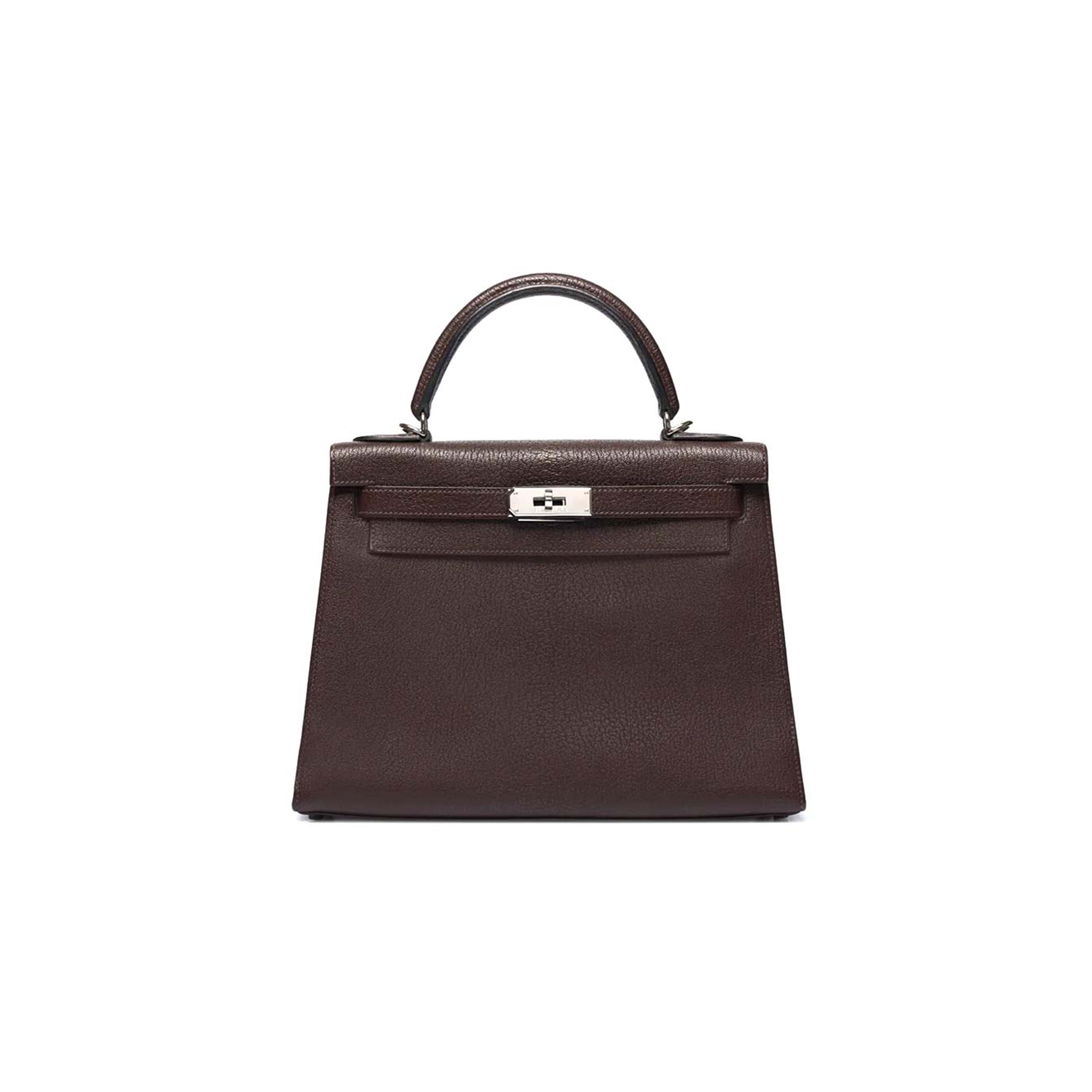 HERMÈS KELLY 25 CHEVRE  HANDBAG (25*17*7cm) 